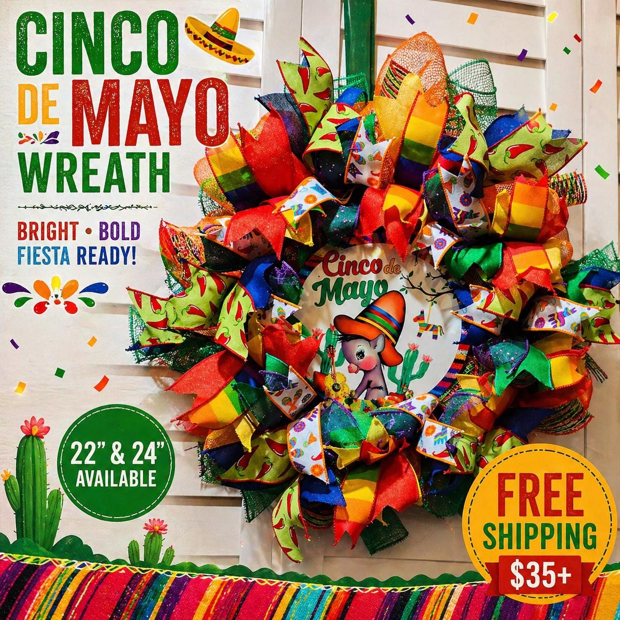 Cinco de Mayo Wreath