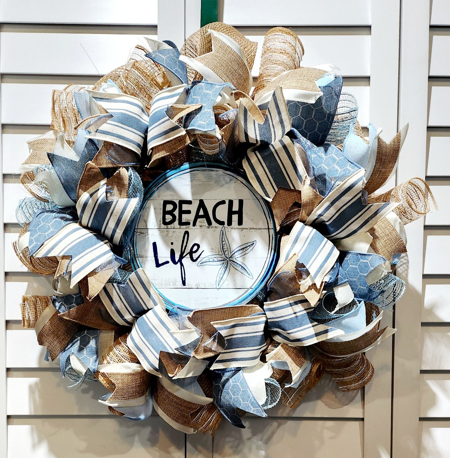Beach Life Handmade Wreath #1
