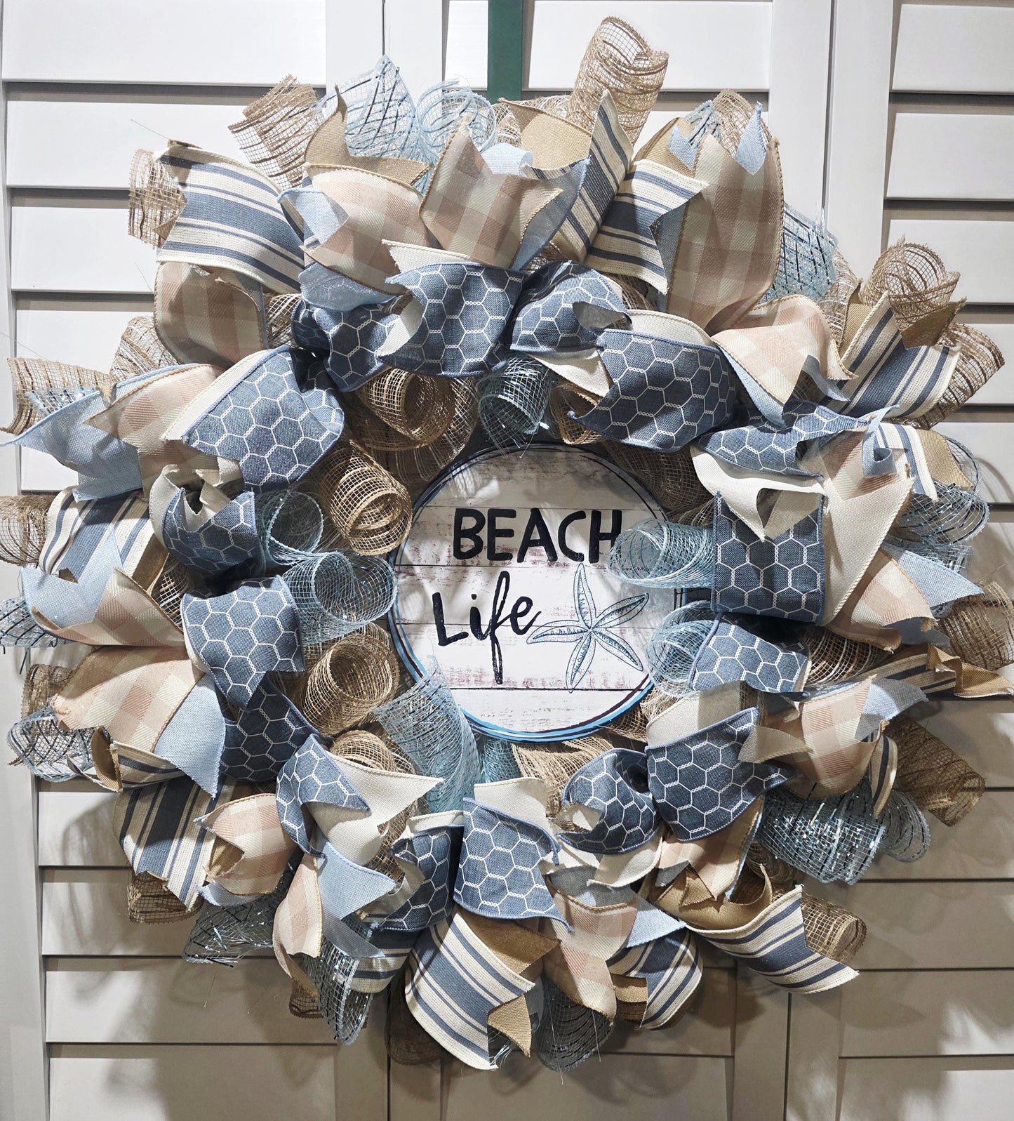Beach Life Handmade Wreath #1
