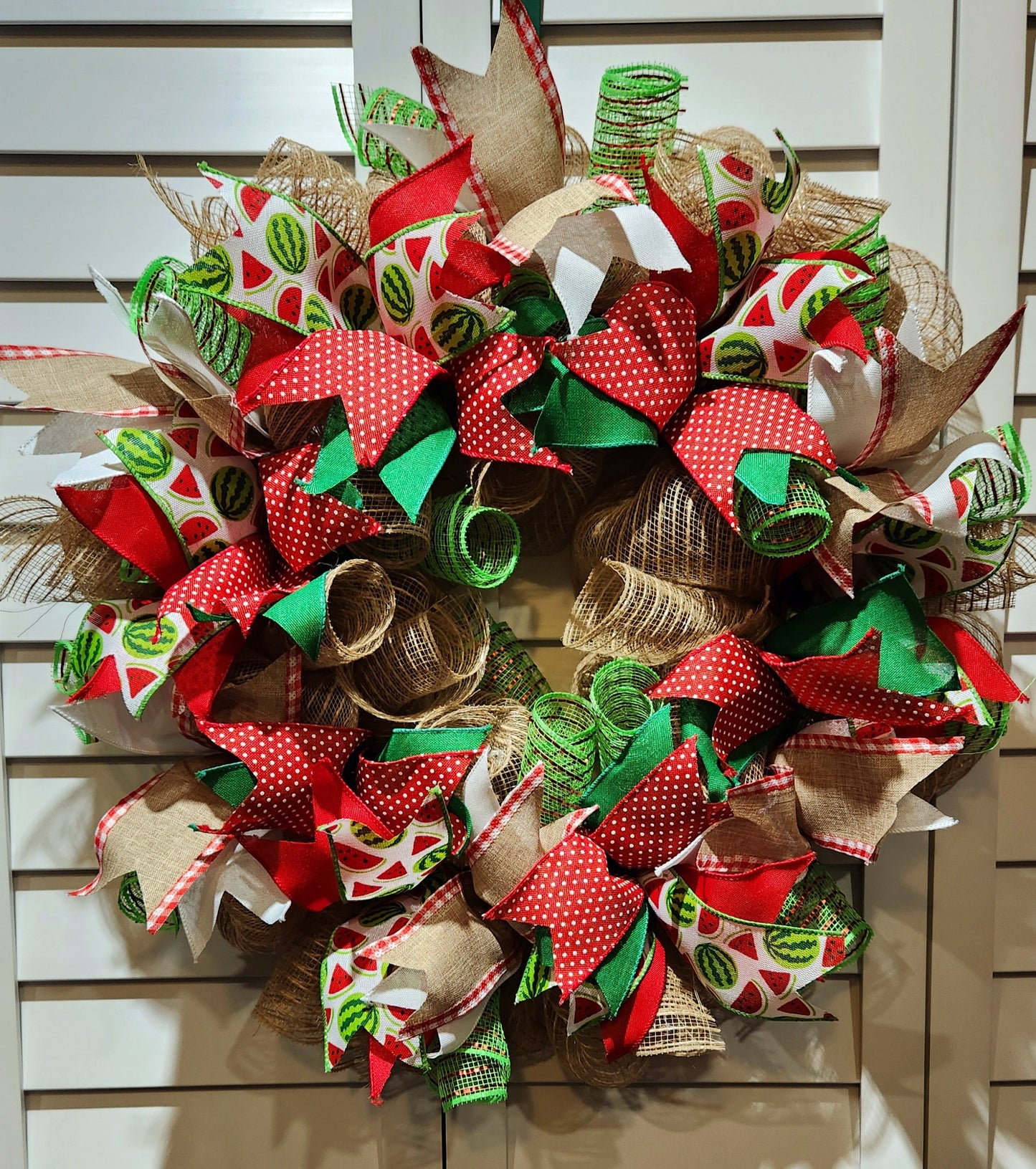 Watermelon Summer Door Wreath
